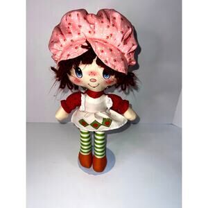 2021 Basic Fun Strawberry Shortcake 15" Plush Rag Dol Stuffed Toy CUTE